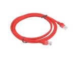 PATCHCORD KAT.6 UTP 2M CZERWONY FLUKE PASSED LANBERG 10-PACK - imagine 2