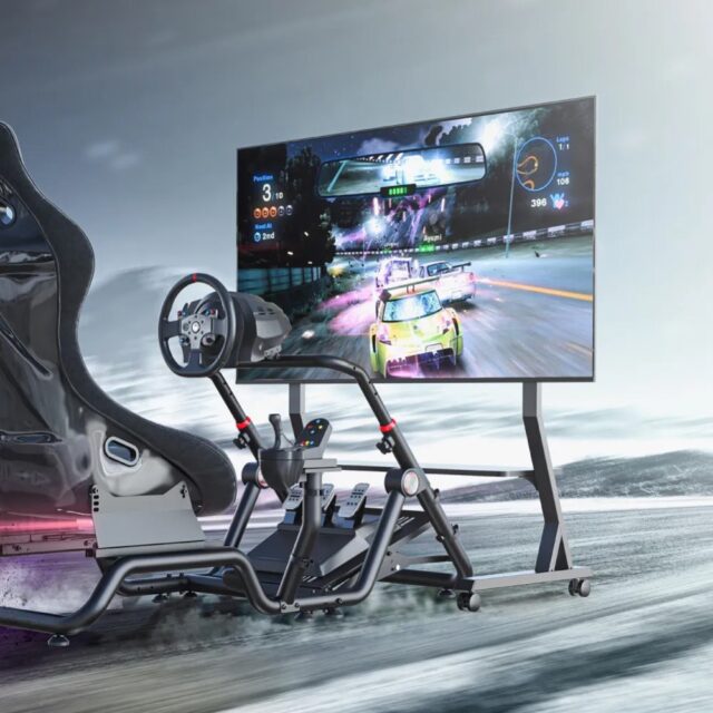 Techly Floor Stand with Shelf for 45-90  LCD/LED/Plasma TV - imagine 8