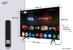 TCL QLED TV 43  Google TV Dolby Vision Atmos