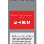 Activejet AC-G490M Ink cartridge (replacement for Canon GI-490M; Supreme; 70 ml; 7000 pages  magenta)