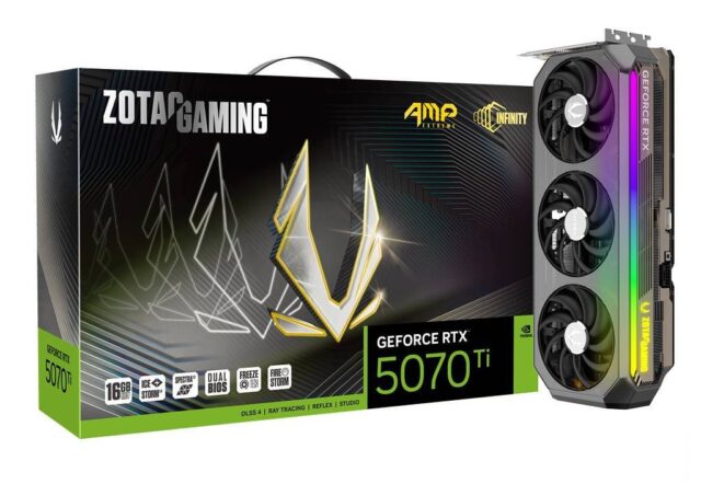 Zotac GAMING GeForce RTX 5070 Ti AMP Extreme INFINITY NVIDIA 16 GB GDDR7 - imagine 8