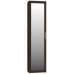 Topeshop DUO SZAFKA CZERŃ bedroom wardrobe/closet 2 shelves 1 door(s) Black - imagine 4