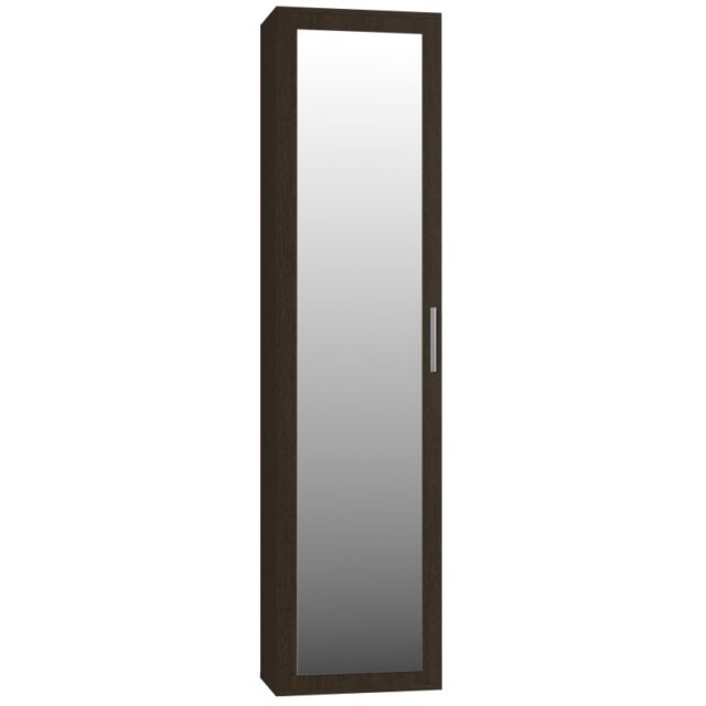 Topeshop DUO SZAFKA CZERŃ bedroom wardrobe/closet 2 shelves 1 door(s) Black - imagine 4