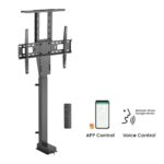 Maclean MC-866T Smart Motorized Electric TV Lift TUYA Mobile App Floor Mount Bracket Alexa Google Home 37''-80'' 60kg Cabinet VESA (EU plug) - imagine 5
