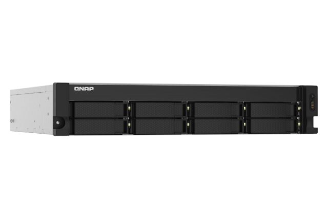 QNAP TS-832PXU NAS Rack (2U) Ethernet LAN Aluminium  Black AL324 - imagine 2