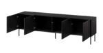 Cama RTV cabinet ISLA 200x40x60 mat black - imagine 2