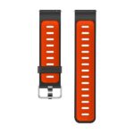 Beline Watch strap 22mm Double ColorSilicone black/red box - imagine 2