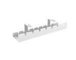 ACTIVEJET desk cable organiser CMP502 white - imagine 2
