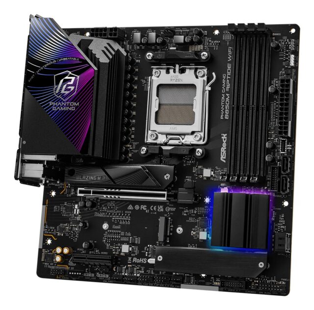 Asrock Phantom Gaming B850M Riptide WiFi AMD B850 Socket AM5 micro ATX - imagine 5