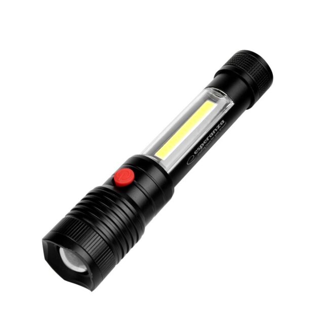 Esperanza Apate Black Hand flashlight LED - imagine 15