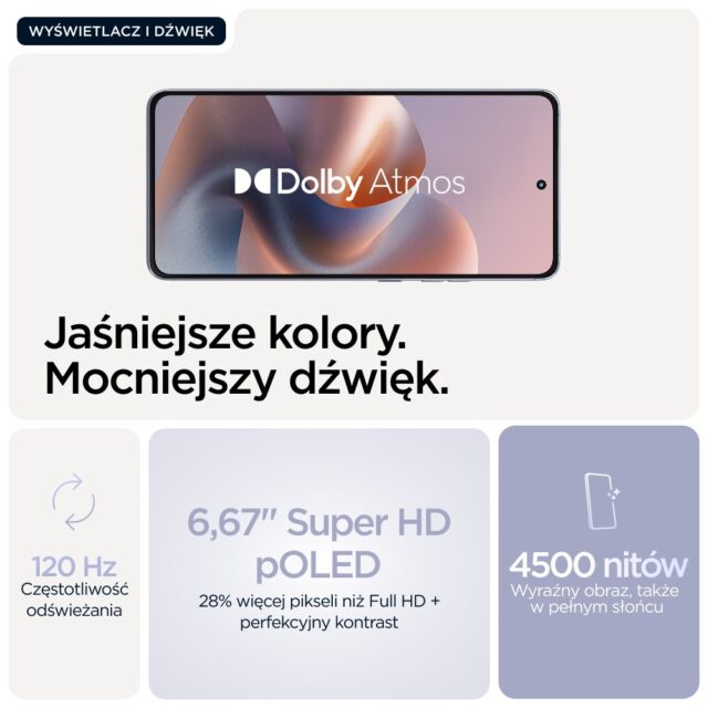 Motorola moto g86 5G 16.9 cm (6.67 ) Dual SIM Android 15 USB Type-C 8 GB 256 GB 5200 mAh Lilac - imagine 7