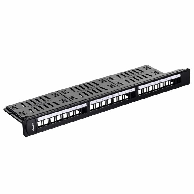 Lanberg PPKS-1124-B patch panel 1U - imagine 3