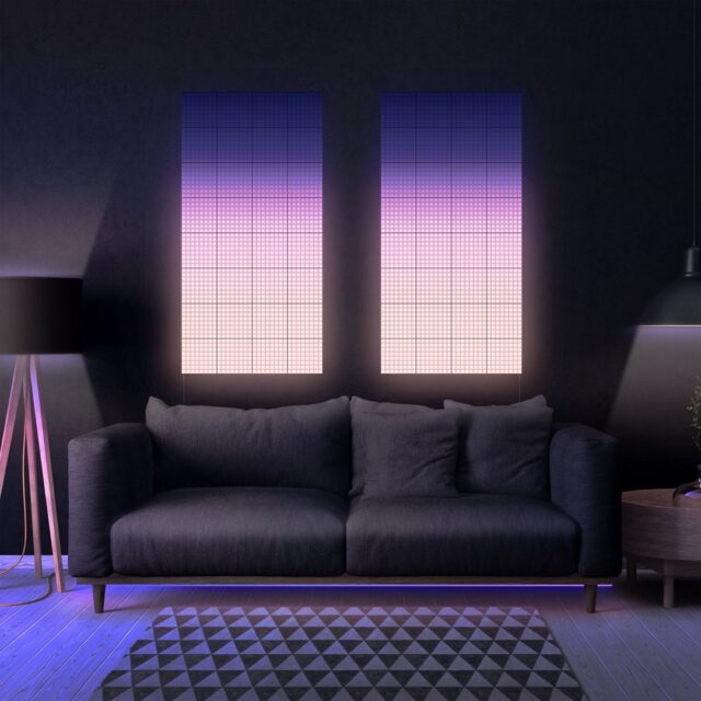 Twinkly Squares Extension Kit Smart lighting kit Black Wi-Fi/Bluetooth - imagine 9