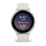 Garmin Vivoactive 5 3.05 cm (1.2 ) AMOLED 42 mm Digital 390 x 390 pixels Touchscreen White Wi-Fi GPS (satellite) - imagine 4