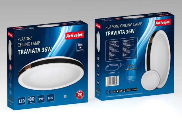 Activejet LED ceiling light AJE-TRAVIATA 36W - imagine 5