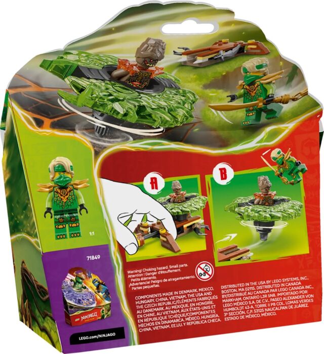 LEGO NINJAGO 71850 Lloyd vs. Elemental Monster Spinner Battle - imagine 2