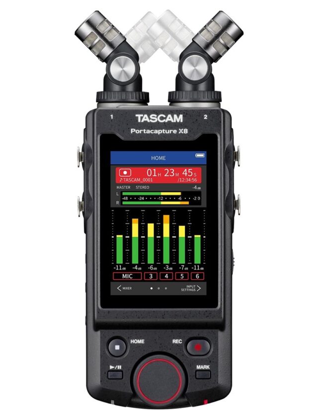 Tascam Portacapture X8  - portable  high resolution multi-track recorder - imagine 5