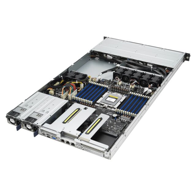 ASUS RS500A-E12-RS4U Socket SP5 Rack (1U) Black  Silver - imagine 3