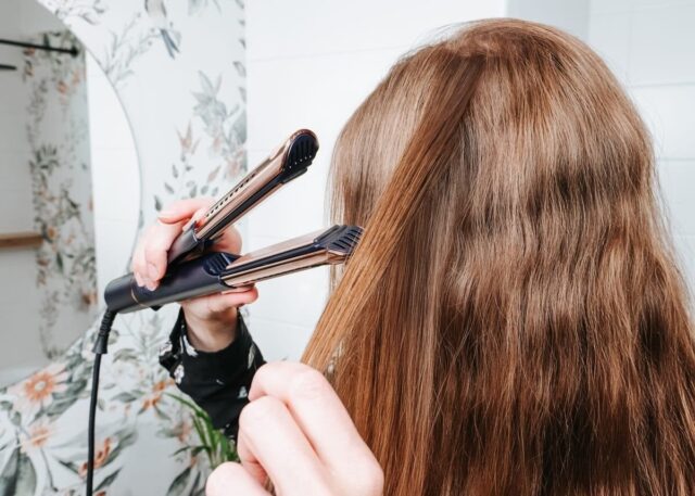 Concept PROFI Care VZ8100 Hair straightener blue  gold - imagine 12