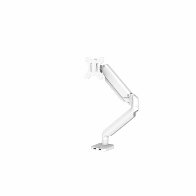 Fellowes Ergonomics Arm for 1 Monitor Platinum Series  White - imagine 3