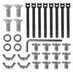 Maclean under-desk cable organizer  max. load 5kg  max. 728mm  2 levels  white  MC-102 W - imagine 6