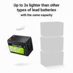 Green Cell LFPGC12V200AH UPS battery Lithium Iron Phosphate (LiFePO4) 12.8 V 200 Ah - imagine 18
