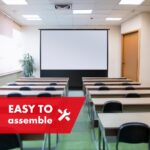 Maclean MC-211 Portable Projection Screen  Compact  Floor  100   4:3 - imagine 11