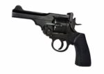 WEBLEY MKVI .455 Police cal.5.5 mm Diabolo cartridge revolver 6-shot. 4’ barrel CO2 Battlefield Ekp to17J - imagine 5