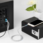 Vention 3.5mm Male to 2RCA Male Audio Cable 1M Black Metal Type - imagine 4