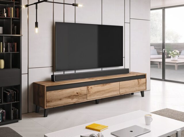 Cama TV stand NORD wotan/antracite - imagine 3