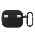 AMG AMAPRBK AirPods Pro cover black Silicone with Big Logo - imagine 2