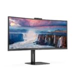 AOC V5 CU34V5CW computer monitor 86.4 cm (34 ) 3440 x 1440 pixels Wide Quad HD LED Black - imagine 6