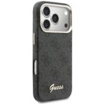 Case Guess 4G Script MagSafe for iPhone   17 Pro black - imagine 4