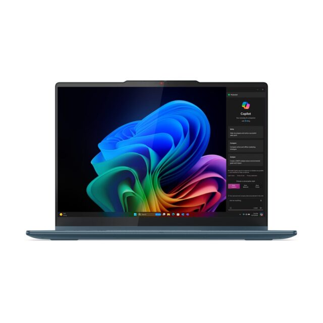 Lenovo Yoga 7 2-in-1 14AKP10 Ryzen AI 5 340 14.0 WUXGA Touch OLED 400nits Glossy 60Hz 16GB LPDDR5-6400 SSD512 Radeon 840M Graphics Cam 5.0MP 70Wh Win11 Tidal Teal - imagine 16