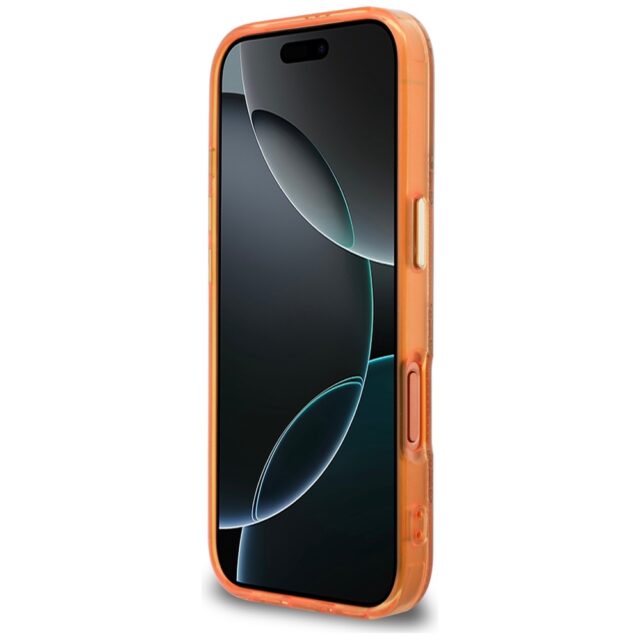 Case Guess IML Peony Dot MagSafe for  iPhone 17 Pro orange - imagine 5