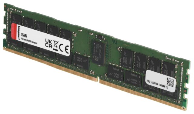 Kingston dedicated memory for HPE/HP 32GB DDR4-3200Mhz Reg ECC Module - imagine 2