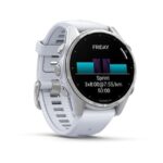 Garmin Fenix 8 3.3 cm (1.3 ) AMOLED 43 mm Digital 416 x 416 pixels Touchscreen Silver Wi-Fi GPS (satellite) - imagine 7
