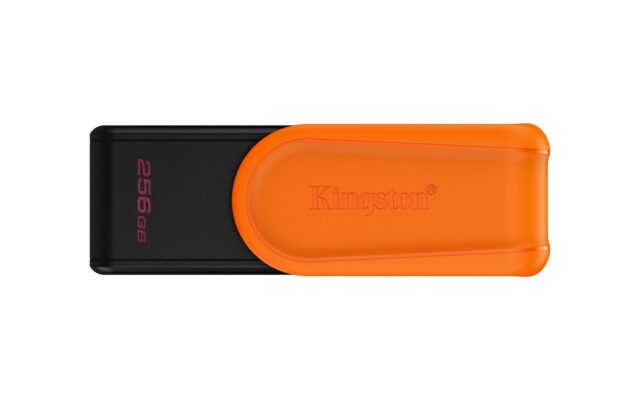 Kingston Technology DataTraveler 256GB Portable USB 3.2 Gen 1 Exodia S (Black/Orange) - imagine 2