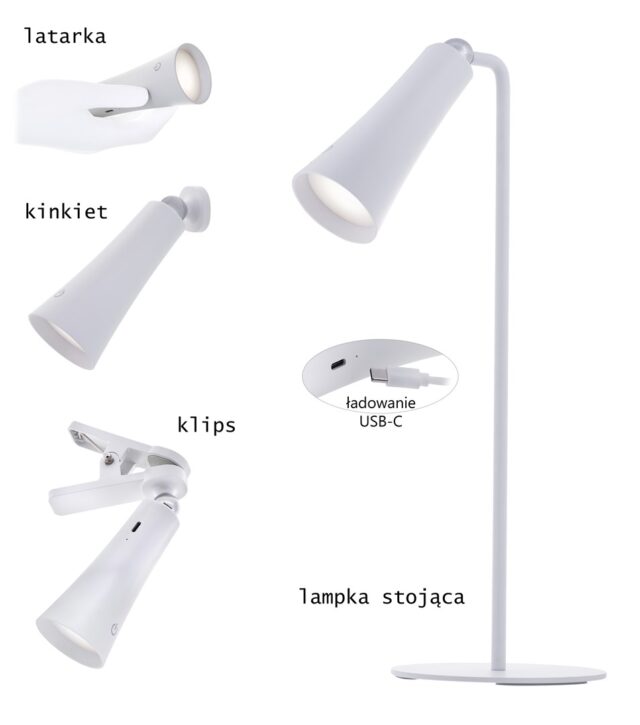 Activejet Multifunctional lamp AJE-IDA 4IN1 - imagine 6