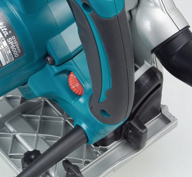 Makita SP6000J portable circular saw 16.5 cm Black  Blue 5800 RPM 1300 W - imagine 2