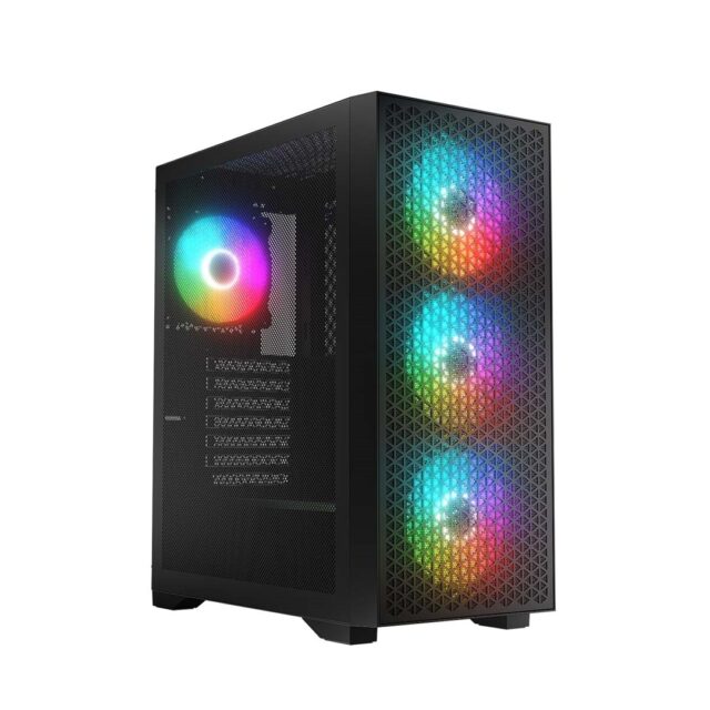 Logic DART PRO ARGB MIDI USB-C PC Case Black - imagine 3