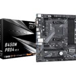 Asrock B450M Pro4 R2.0 AMD B450 Socket AM4 micro ATX