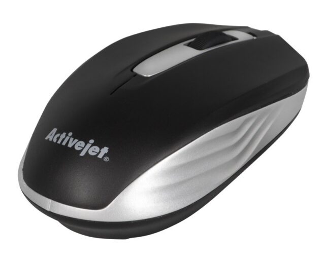 Activejet AMY-313 Mouse wireless USB (optical; 1200 DPI; black and gray) - imagine 2