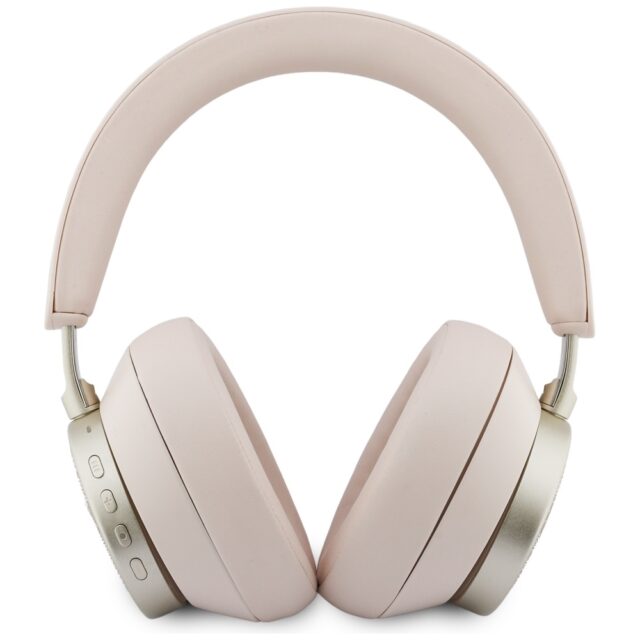 Headphones Guess 4G Triangle Logo Bluetooth ENC pink - imagine 3