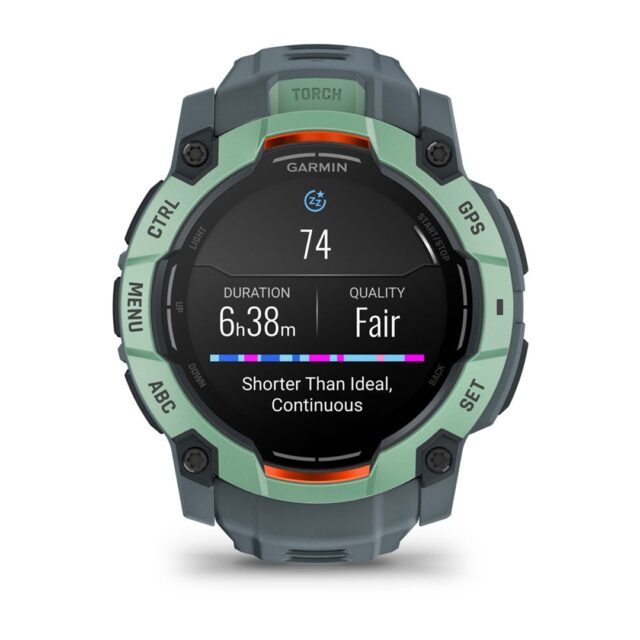 Garmin Instinct 3 AMOLED 3.3 cm (1.3 ) 50 mm Digital 416 x 416 pixels Touchscreen Green GPS (satellite) - imagine 5