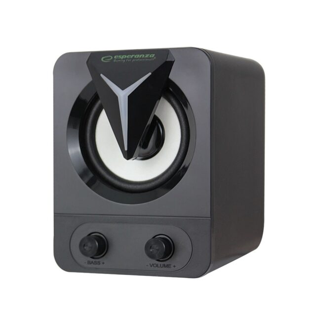 Esperanza EGS107 Speakers 2.1 USB LED 5 W Black - imagine 2
