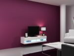 Cama TV stand VIGO NEW 30/140/40 white/white gloss