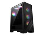 MSI MAG Forge 120A AIRFLOW Midi Tower Black  Transparent - imagine 3