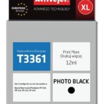 Activejet AE-33PBNX Ink (replacement for Epson 33XL T3361; Supreme; 12 ml; photo black)