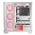 Modecom Volcano SPACE APEX ARGB MIDI Midi Tower White - imagine 36